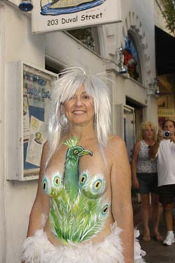 Body Painting 2004 photo - Duval Street, Key West